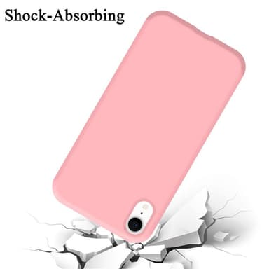 iPhone XR silikondeksel case (rosa)