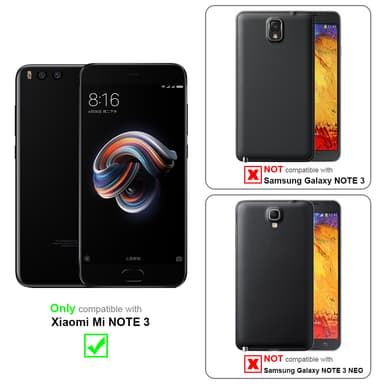 Xiaomi Mi NOTE 3 deksel ultra slim (gjennomsiktig)