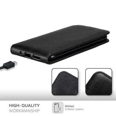 Motorola MOTO G5S PLUS deksel flip cover (svart)