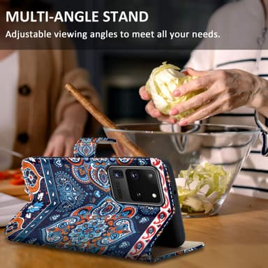 Samsung Galaxy S20 ULTRA lommebokdeksel etui (blå)