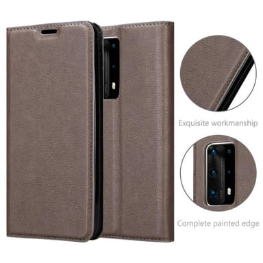 Huawei P40 PRO / P40 PRO+ lommebokdeksel case (brun)