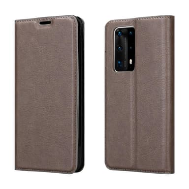 Huawei P40 PRO / P40 PRO+ lommebokdeksel case (brun)