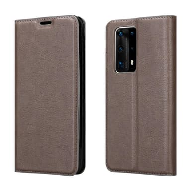 Huawei P40 PRO / P40 PRO+ lommebokdeksel case (brun)