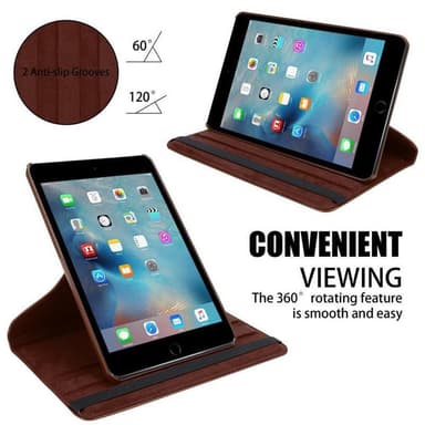 iPad 2 / 3 / 4 deksel til nettbrett (brun)