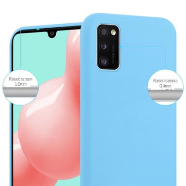 Deksel Samsung Galaxy A41 Silikon cover (blå)