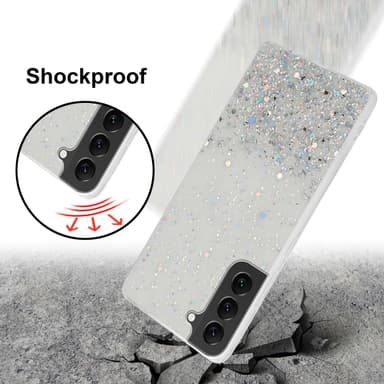 Samsung Galaxy S22 PLUS Silikondeksel Glitter