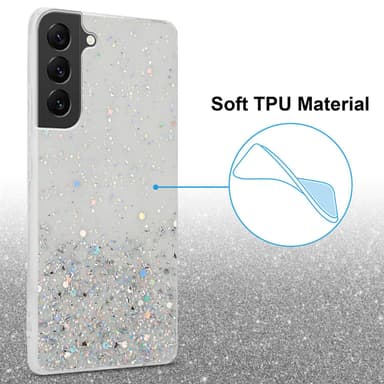 Samsung Galaxy S22 PLUS Silikondeksel Glitter