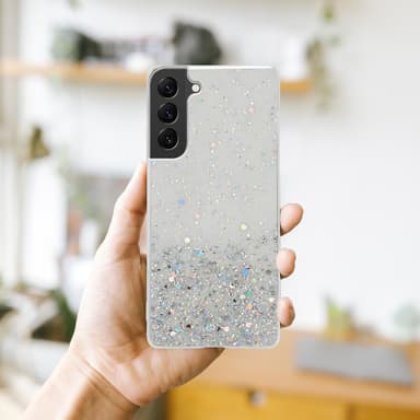 Samsung Galaxy S22 PLUS Silikondeksel Glitter