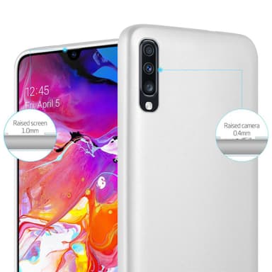 Deksel Samsung Galaxy A70 / A70s Case Cover (sølv)