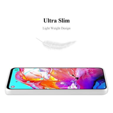 Deksel Samsung Galaxy A70 / A70s Case Cover (sølv)
