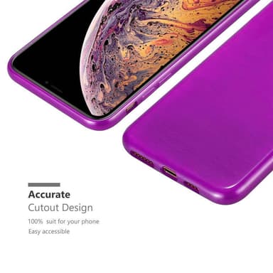 iPhone XS MAX silikondeksel cover (lilla)