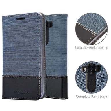 LG V10 lommebokdeksel etui (blå)