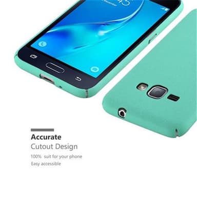 Samsung Galaxy J1 2016 Hardt Deksel Cover (grønn)