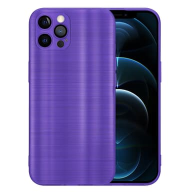 iPhone 12 PRO MAX Silikondeksel Beskyttelse (lilla)