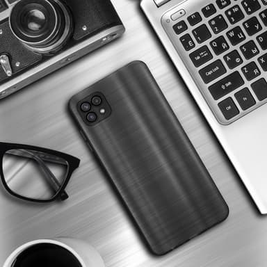 Samsung Galaxy A22 5G Silikondeksel Beskyttelse (svart)