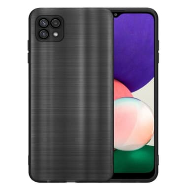 Samsung Galaxy A22 5G Silikondeksel Beskyttelse (svart)