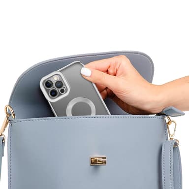iPhone 12 PRO silikondeksel Krom case (gjennomsiktig)