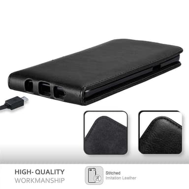 Samsung Galaxy NOTE 5 deksel flip cover (svart)