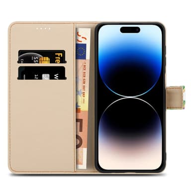 iPhone 14 PRO lommebokdeksel etui (grønn)