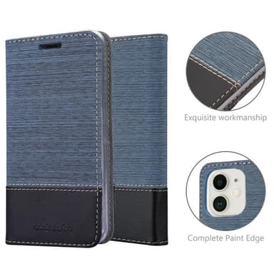 iPhone 12 MINI lommebokdeksel etui (blå)