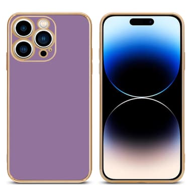 iPhone 14 PRO silikondeksel case (lilla)