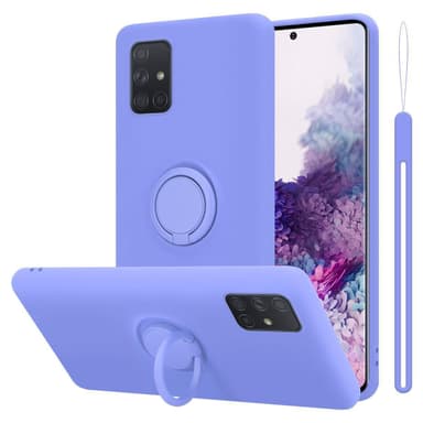 Deksel Samsung Galaxy A71 4G Ring Case (lilla)