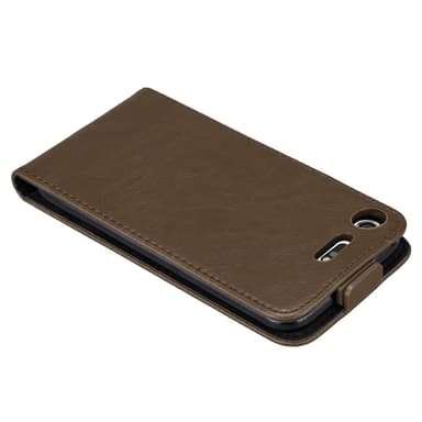 Sony Xperia XZ PREMIUM deksel flip cover (brun)