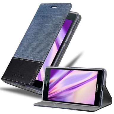 Huawei ASCEND P7 lommebokdeksel etui (blå)