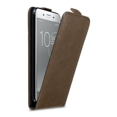 Sony Xperia XZ PREMIUM deksel flip cover (brun)