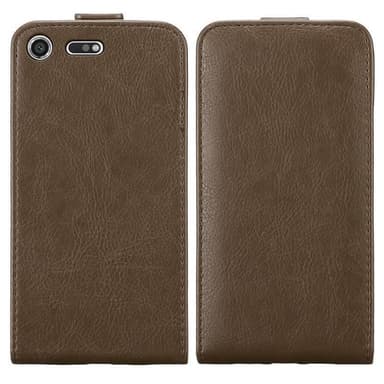 Sony Xperia XZ PREMIUM deksel flip cover (brun)