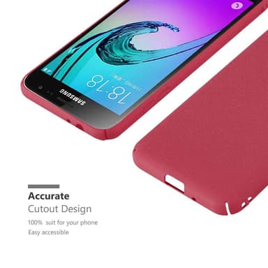 Samsung Galaxy J3 2017 Hardt Deksel Cover (rød)