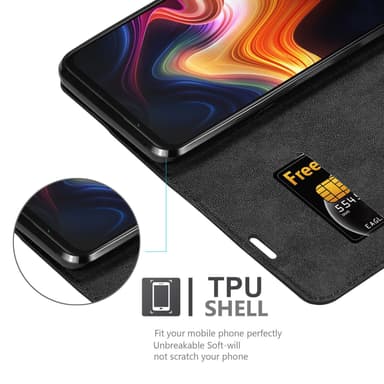 ZTE Nubia PLAY 5G lommebokdeksel case (svart)