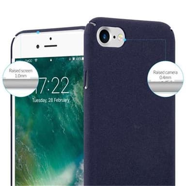 iPhone 7 / 7S / 8 / SE 2020 Hardt Deksel Cover (blå)