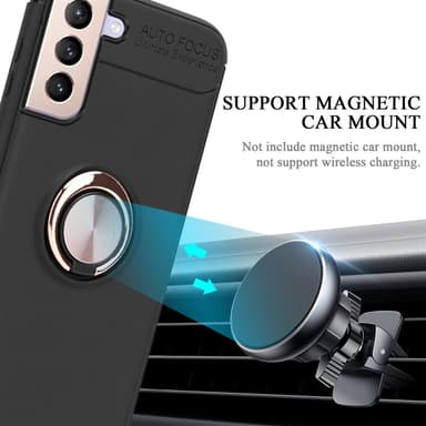 Samsung Galaxy S21 PLUS silikondeksel cover (svart)