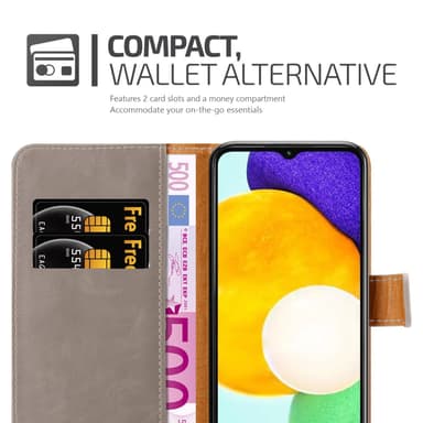 Samsung Galaxy A13 5G lommebokdeksel etui (brun)