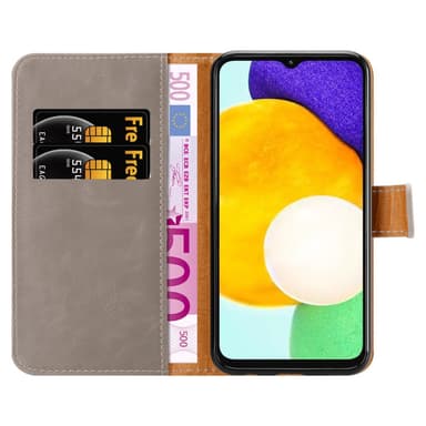 Samsung Galaxy A13 5G lommebokdeksel etui (brun)