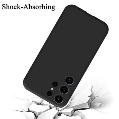 Samsung Galaxy S23 ULTRA silikondeksel case (svart)