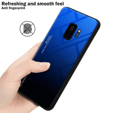Deksel Samsung Galaxy S9 Case Cover (svart)