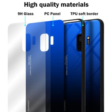 Deksel Samsung Galaxy S9 Case Cover (svart)