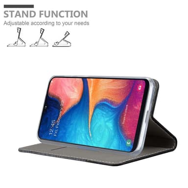 Samsung Galaxy A10e / A20e lommebokdeksel etui (grå)