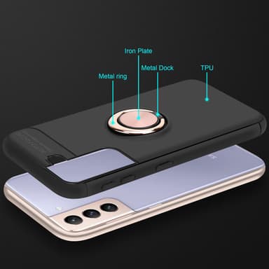 Samsung Galaxy S21 PLUS silikondeksel cover (svart)