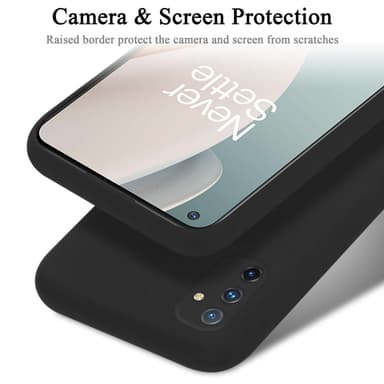 OnePlus Nord N100 silikondeksel case (Svart)