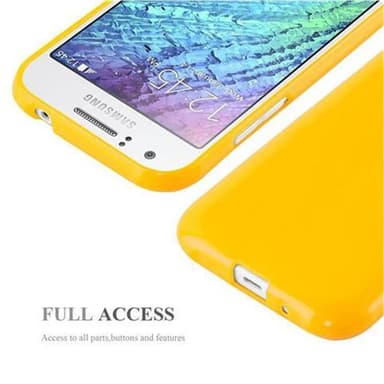 Samsung Galaxy J1 2015 Deksel Case Cover (gul)