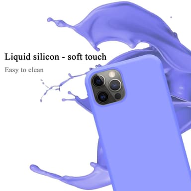 iPhone 13 silikondeksel case (lilla)