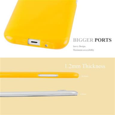 Samsung Galaxy J1 2015 Deksel Case Cover (gul)