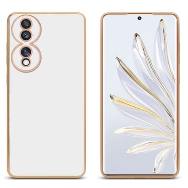 Honor 70 silikondeksel case (Hvit)