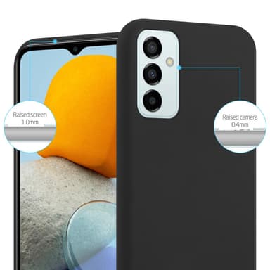 Deksel Samsung Galaxy M23 5G Silikon cover (svart)