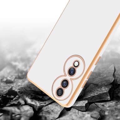 Honor 70 silikondeksel case (Hvit)