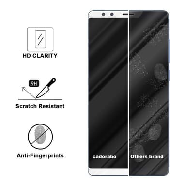 ZTE Nubia Z17S Skjermbeskytter Skärmskydd (hvit)