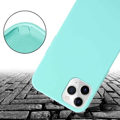 Deksel iPhone 11 PRO MAX med Halskjede (turkis)